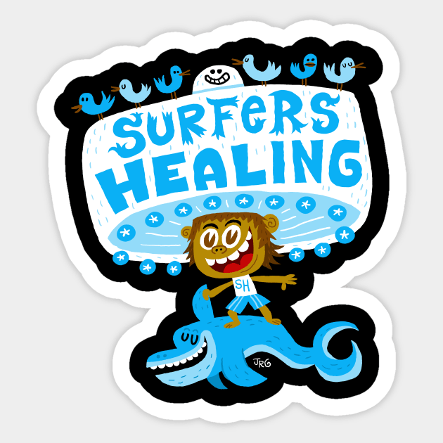 Surfers Healing Sticker by MEXOPOLIS